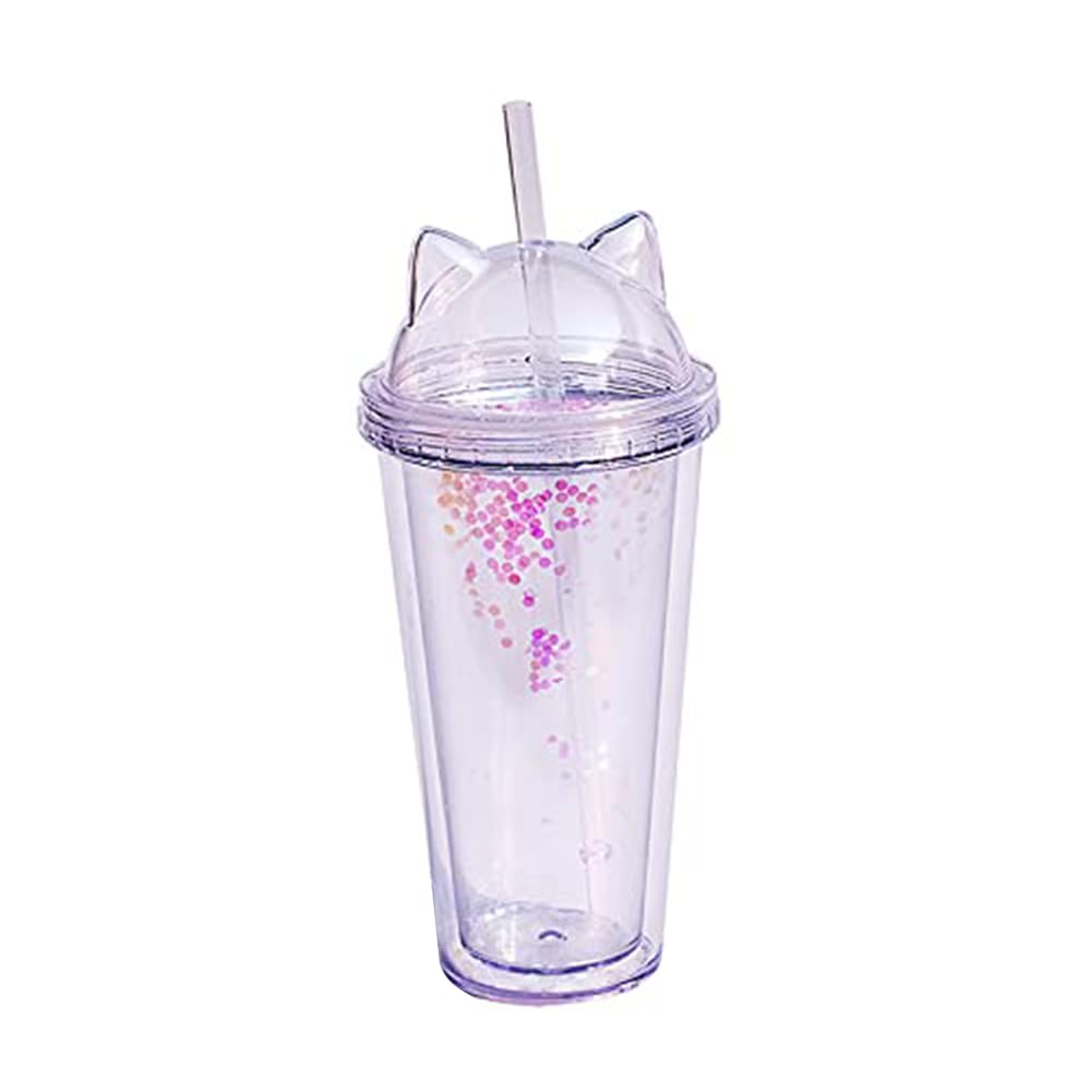 水筒　タンブラー　ポータブルドリンクストロー　650ml Amazon｜スポーツカップ ウォーターボトル ストロー付き 420ml